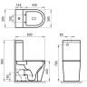 Чаша унитаза BELBAGNO BB2157CPR