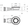 Душевой поддон из искусственного мрамора BELBAGNO TRAY-MR-UNO-R-90-550-35-W-BO