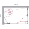Душевой уголок BELBAGNO LUCE-AH-21-120/80-C-Cr