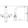 Смеситель для кухни BELBAGNO ELICA ELI-LAM-CRM ELI-LAM-CRM/Tre